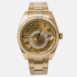 Rolex Sky-Dweller 326938 Automatic Gold 19K Yellow Gold Men's Wristwatch 42 mm