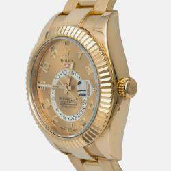 Rolex Sky-Dweller 326938 Automatic Gold 19K Yellow Gold Men's Wristwatch 42 mm