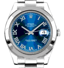 Rolex Datejust 116300 Automatic Blue Stainless Steel Men's Wristwatch 41 mm