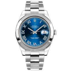 Rolex Datejust 116300 Automatic Blue Stainless Steel Men's Wristwatch 41 mm
