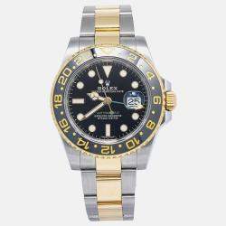 Rolex GMT-Master II 116713 Automatic Black 18k Yellow Gold Stainless Steel Men's Watch 40mm