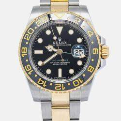Rolex GMT-Master II 116713 Automatic Black 18k Yellow Gold Stainless Steel Men's Watch 40mm