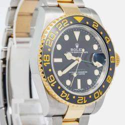 Rolex GMT-Master II 116713 Automatic Black 18k Yellow Gold Stainless Steel Men's Watch 40mm