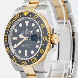 Rolex GMT-Master II 116713 Automatic Black 18k Yellow Gold Stainless Steel Men's Watch 40mm