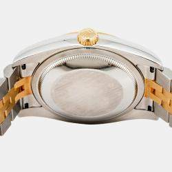 Rolex Datejust 116233 Automatic Brown 18K Yellow Gold Stainless Steel Men's Wristwatch 36MM