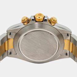 Rolex Daytona 116503 Automatic Black 18K Yellow Gold Stainless Steel Men's Wristwatch 40mm