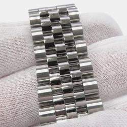 Rolex Datejust 126284RBR Automatic White Mother of Pearl 18k White Gold Stainless Steel Men's Wristwatch 36 mm