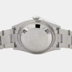 Pre Owned Rolex Oyster Perpetual 126000 Automatic Beige Stainless Steel Men's Wristwatch 36 mm