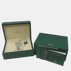 Pre Owned Rolex Oyster Perpetual 126000 Automatic Beige Stainless Steel Men's Wristwatch 36 mm