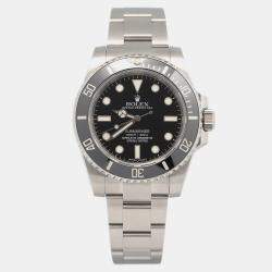 Rolex Submariner 114060 Automatic Black Stainless Steel Men's Wristwatch 40 mm