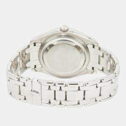 Rolex Day-Date 18946 Automatic Tahitian MOP Platinum Men's Wristwatch 39 mm