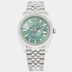 Rolex Sky-Dweller 336934 Automatic Green Stainless Steel Men's Wristwatch 42mm