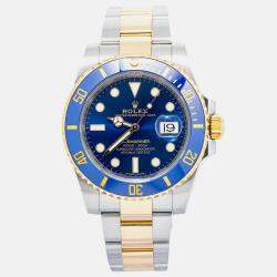 Rolex Submariner 116613LB Automatic Blue 18k Yellow Gold Stainless Steel Men's Wristwatch 40 mm