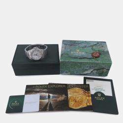 Pre Owned Rolex Explorer II 16570 Automatic White Stainless Steel Men's Wristwatch 40 mm