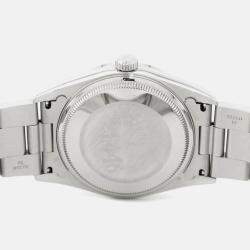 Pre Owned Rolex Air-King 14000 Automatic Silver Stainless Steel Men's Wristwatch 34 mm