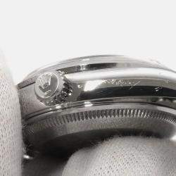 Pre Owned Rolex Air-King 14000 Automatic Silver Stainless Steel Men's Wristwatch 34 mm
