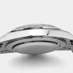 Pre Owned Rolex Black Stainless Steel Explorer II 16570T Men's Wristwatch 40 mm