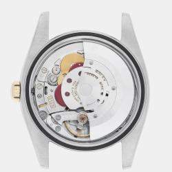 Pre Owned Rolex Datejust 116233 Automatic Champagne 18k Yellow Gold Stainless Steel Men's Wristwatch 36 mm