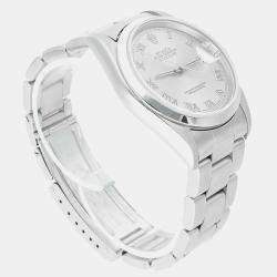 Pre Owned Rolex Datejust 16200 Automatic Silver Stainless Steel Men's Wristwatch 36 mm