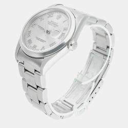 Pre Owned Rolex Datejust 16200 Automatic Silver Stainless Steel Men's Wristwatch 36 mm