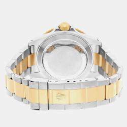 Pre Owned Rolex Submariner 16613N Automatic Black 18k Yellow Gold Stainless Steel Men's Wristwatch 40 mm