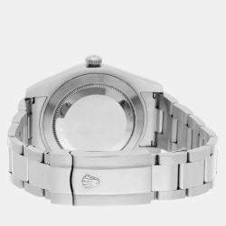 Pre Owned Rolex Datejust II 116300 Automatic Black Stainless Steel Men's Wristwatch 41 mm