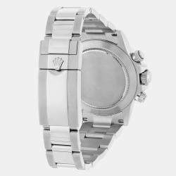 Pre Owned Rolex Cosmograph Daytona 116520 Automatic Black Stainless Steel Men's Wristwatch 40 mm