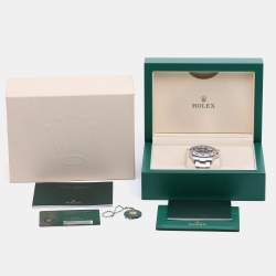 Pre Owned Rolex Black Stainless Steel Explorer II 226570 Men's Wristwatch 41.5 mm