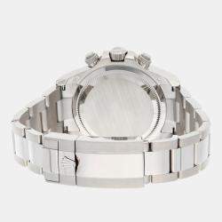 Pre Owned Rolex Cosmograph Daytona 126509 Automatic Black 18k White Gold Men's Wristwatch 40 mm