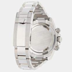 Pre Owned Rolex Cosmograph Daytona 126509 Automatic Black 18k White Gold Men's Wristwatch 40 mm