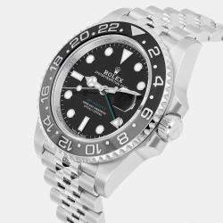 Pre Owned Rolex GMT-Master II 126710GRNR Automatic Black Stainless Steel Men's Wristwatch 40 mm