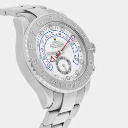 Pre Owned Rolex Yacht-Master II 116689 Automatic White 18k White Gold Men's Wristwatch 44 mm