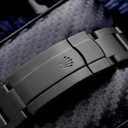 Pre Owned Rolex Oyster Perpetual 114300 Automatic Blue Stainless Steel Men's Wristwatch 39 mm