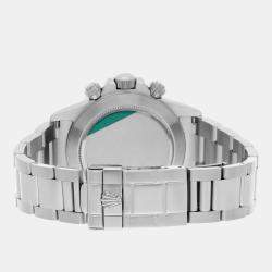 Pre Owned Rolex Cosmograph Daytona 16520 Automatic Black Stainless Steel Men's Wristwatch 40 mm