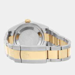 Pre Owned Rolex Datejust 126233 Automatic Champagne 18k Yellow Gold Stainless Steel Men's Wristwatch 36 mm