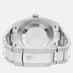 Pre Owned Rolex Datejust 126300 Automatic White Stainless Steel Men's Wristwatch 41 mm