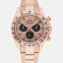Pre Owned Rolex Cosmograph Daytona 116505 Automatic Pink 18k Rose Gold Men's Wristwatch 40 mm