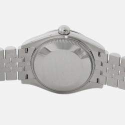 Pre Owned Rolex Datejust 278274 Automatic Blue 18k White Gold Stainless Steel Men's Wristwatch 31 mm