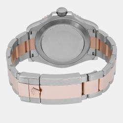 Pre Owned Rolex Yacht Master 126621 Automatic Chocolate Dial 18K Rose Gold Stainless Steel Men's Wristwatch 40 mm