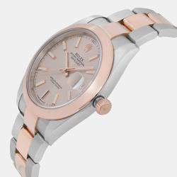 Pre Owned Rolex Datejust 126301 Automatic Sundust Dial Stainless Steel 18K Rose Gold Men's Wristwatch 41 mm