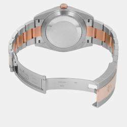 Pre Owned Rolex Datejust 126301 Automatic Sundust Dial Stainless Steel 18K Rose Gold Men's Wristwatch 41 mm