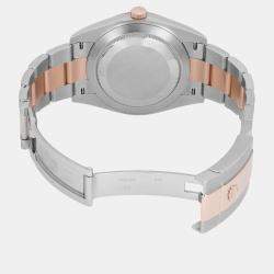 Pre Owned Rolex Datejust 126331 Automatic Chocolate Dial 18K Rose Gold Stainless Steel Men's Wristwatch 41 mm