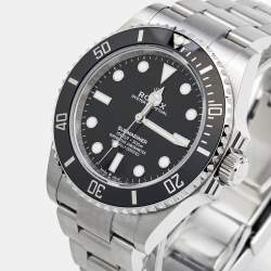 Pre Owned Rolex Black Cerachrom Oystersteel Submariner M124060-0001 Men's Wristwatch 41 mm