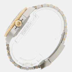 Pre Owned Rolex GMT-Master II 126713GRNR Automatic Black 18k Yellow Gold Stainless Steel  Men's Wristwatch 40 mm