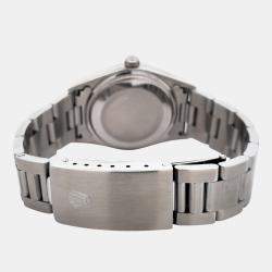 Pre Owned Rolex Air-King 14000 Automatic White Stainless Steel Men's Wristwatch 34 mm