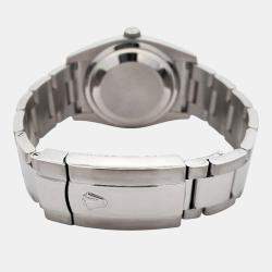 Pre Owned Rolex Datejust 116200 Automatic Blue Stainless Steel Men's Wristwatch 36 mm