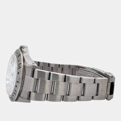 Pre Owned Rolex Explorer II  16570 Automatic White Stainless Steel Men's Wristwatch 40 mm