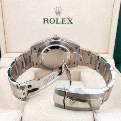 Pre Owned Rolex Datejust 126300 Automatic Rhodium Stainless Steel Men's Wristwatch 41 mm