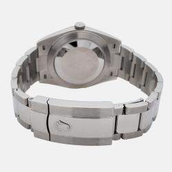 Pre Owned Rolex Datejust 126334 Automatic Silver 18K White Gold Stainless Steel Men’s Wristwatch 41 mm