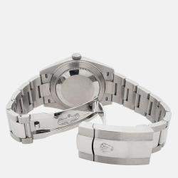 Pre Owned Rolex Datejust 126334 Automatic Black Stainless Steel Men’s Wristwatch 41 mm